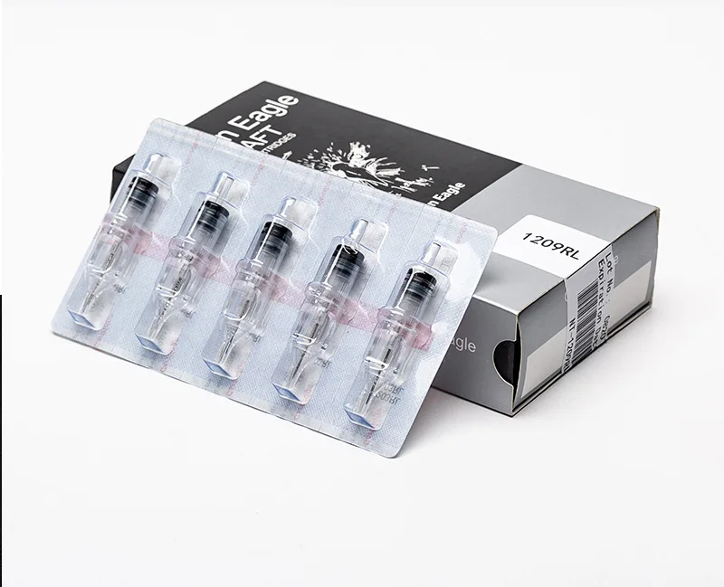 Татуировки иглы картриджи 20 шт одноразовые стерильные короткие татуировки needles подходят для всех татуировок ручки Советы