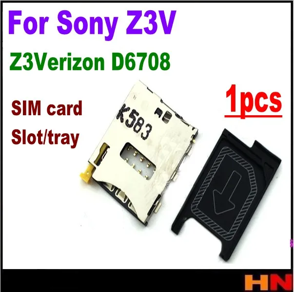 1 шт. лоток для SIM карты SONY Z3V Z3Verizon D6708|sim holder|sim card adapter holdersim slot |