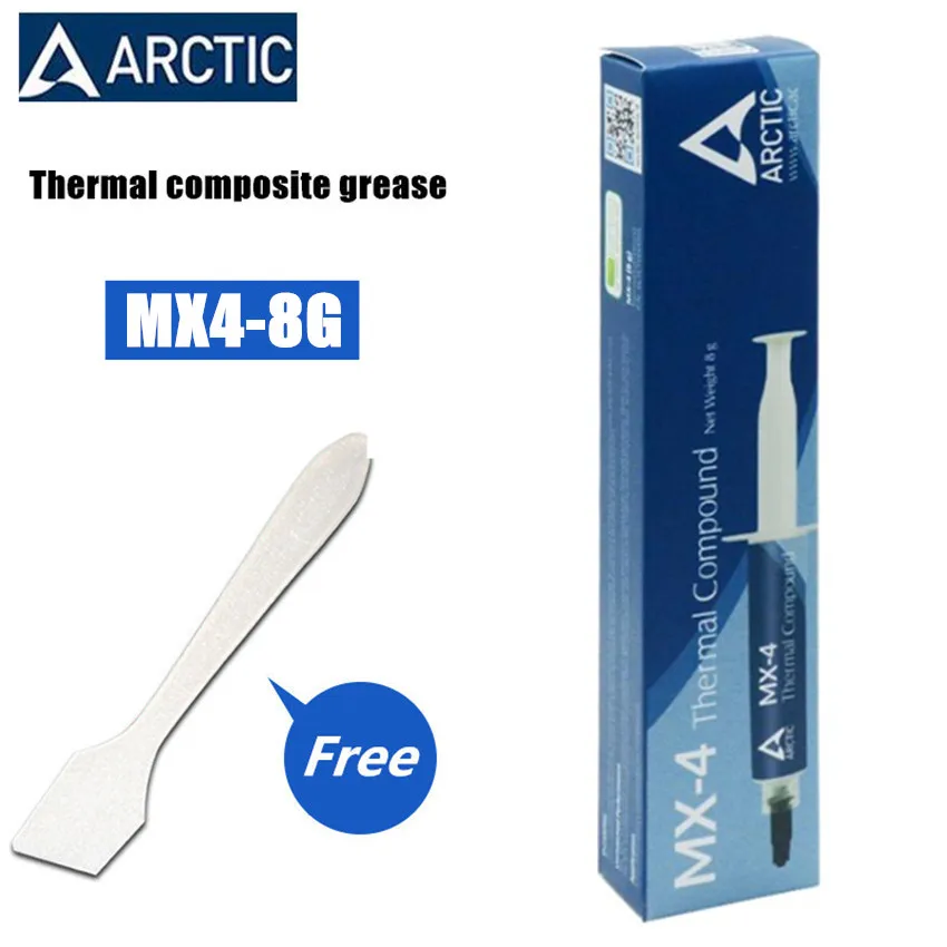 ARCTIC MX-4 2g 4g 8g 20g AMD Intel процессор процессорный кулер вентилятор охлаждения термопаста VGA составной радиатор штукатурка паста 8,5(W/mk