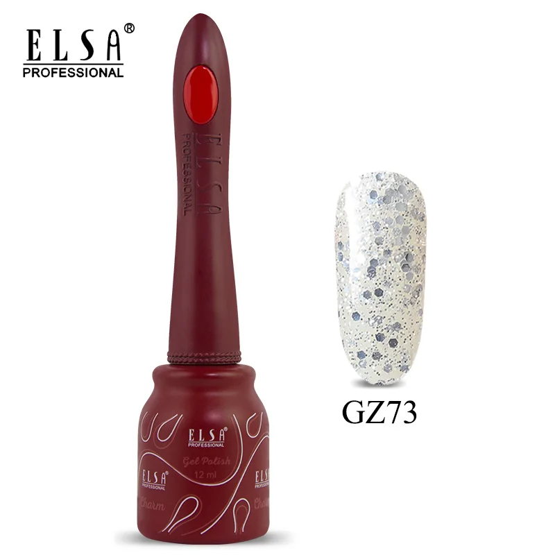 GZ73 Elsa 12 мл DIY Гель-лак для ногтей Французский стиль УФ набор гель-лаков для ногтей отмачиваемый 80 цветов серия лак для ногтей телесный цвет гель - Цвет: GZ73