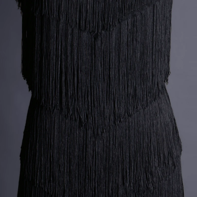 Женский костюм для латиноамериканских танцев высокое качество на заказ черная