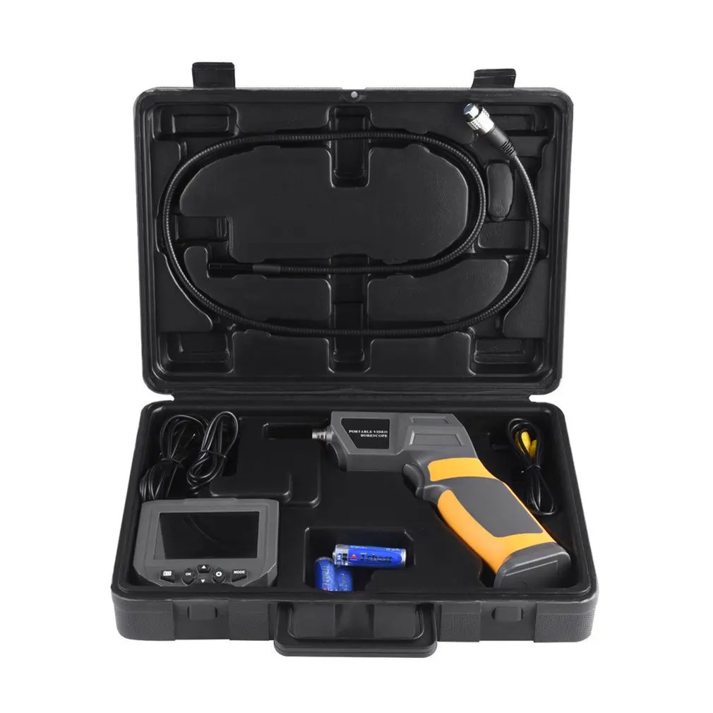 Accurate Efficient 60 degree Viewing Angle 6 Adjustable High-intensity LEDs 360 Rotation 3.8 inch LCD Portable Video Borescope |
