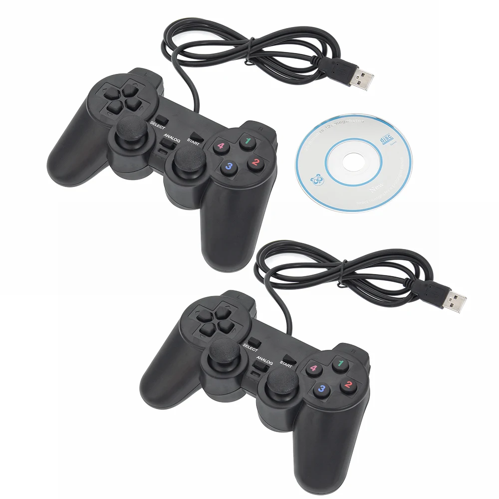 Проводной геймпад с вибрацией пк USB контроллер джойстик Android игровая ручка