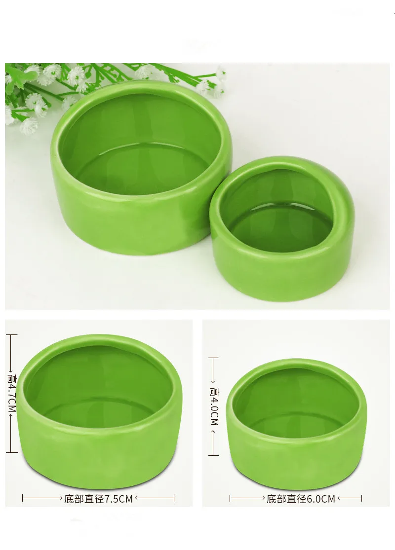 1 шт. прекрасный хомяк керамическая пищевая вода закуска питатель для маленьких