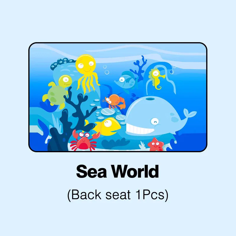 sea world Back seat SHEATE 5 мультяшный магнитный автомобильный солнцезащитный козырек боковое окно солнцезащитный козырек занавеска летний Регулируемый солнцезащитный козырек детский солнцезащитный козырек солнечная УФ-пленка - Цвет: sea world Back seat