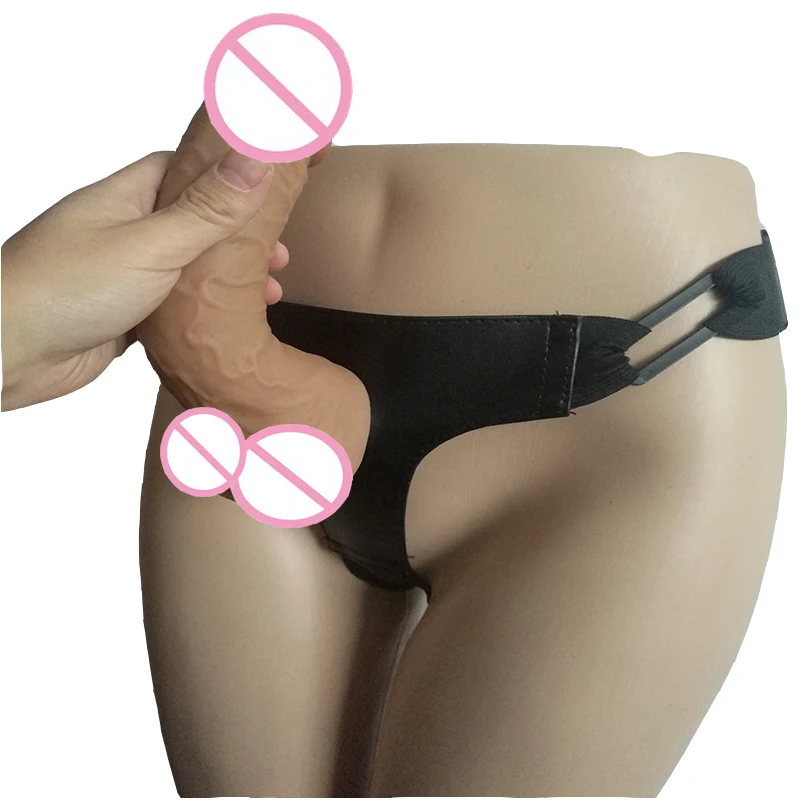 HOWOSEX большие фаллоимитаторы со штанами реалистичный силиконовый мягкий