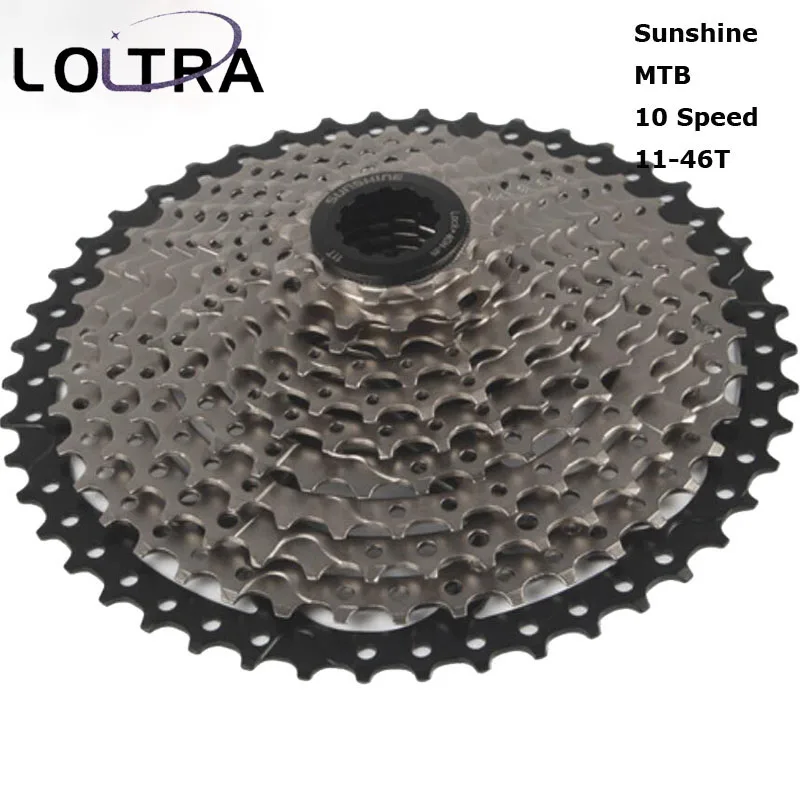 LOLTRA MTB 10 s скорость 11 46 T Freewheel горный велосипед части кассеты широкое