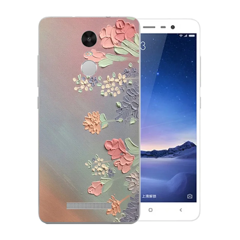 Чехол для Xiaomi Redmi Note 3 мягкий силиконовый чехол из ТПУ С Рисунком Тигра 5 &quotдля Hongmi