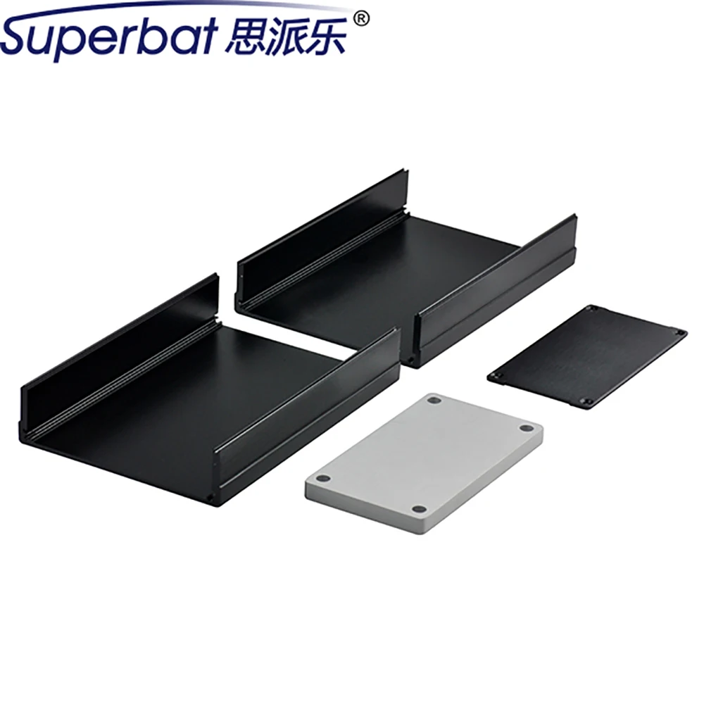 

Superbat 106*55*155mm Aluminum Alloy 4.17*2.17*6.10"Power Amplifier Enclosure HIFI Audio System Electronic Valve Instrument Case