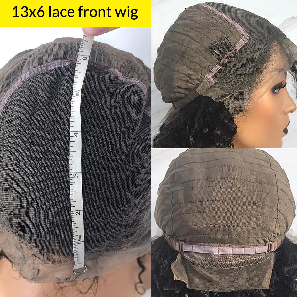 Wigirl 250 Плотность 13x6 бразильские волнистые волосы Синтетические на кружеве