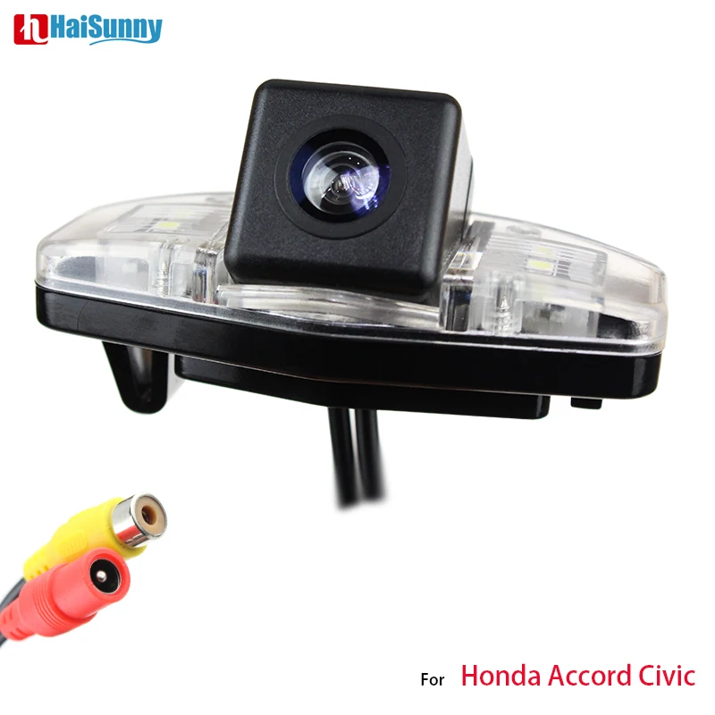 HaiSunny CCD Автомобильная камера заднего вида парковочная для Honda Accord Civic Europe Pilot odyssy