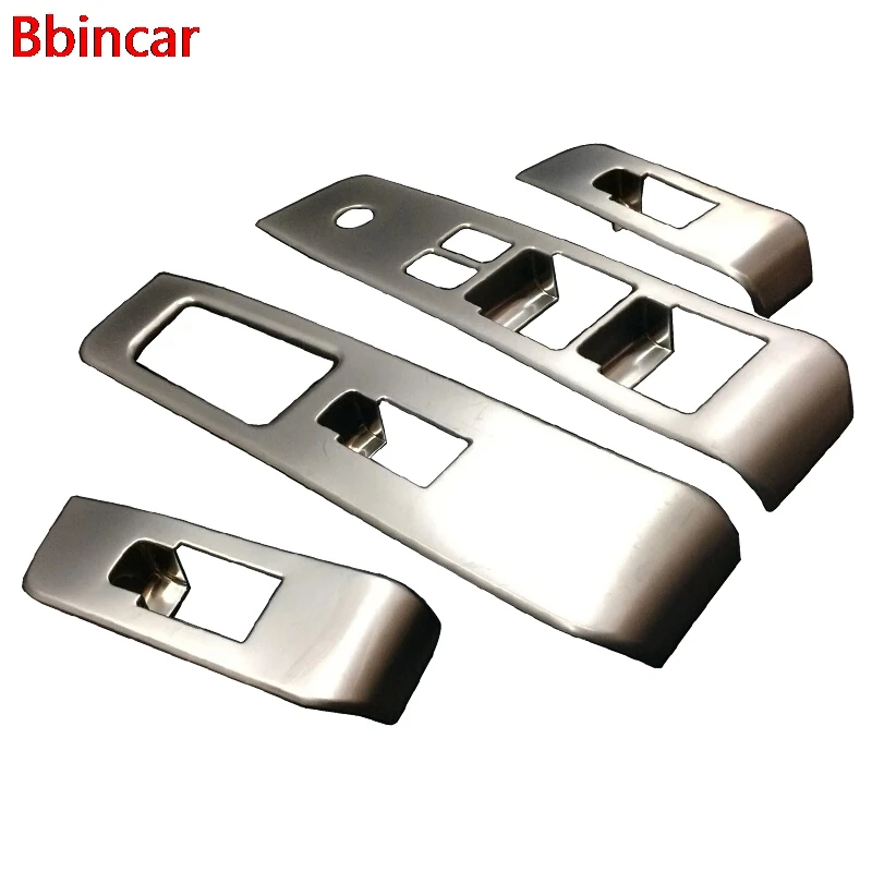 

Bbincar Glass Switch Cover Trim Door Window Button Decoration Panel ABS chrome X trail 2008 to 2013 Cover For Nissan X-Trail T31