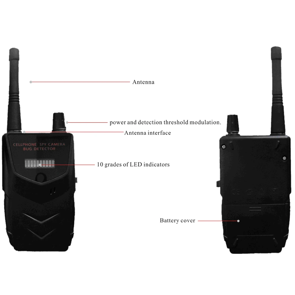 Беспроводной коснитесь бесплатная доставка детектор с пластиковым корпусом