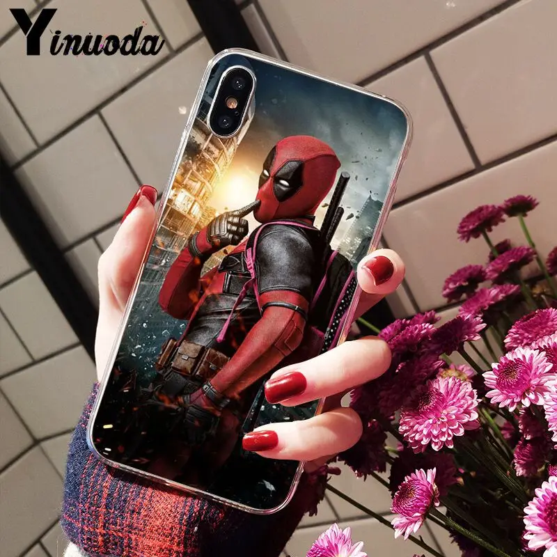 11pro MAX Deadpool2 2018 новый роскошный модный Чехол для мобильного телефона Apple iPhone 8 7 6 6S