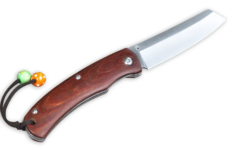 VOLTRON V15 Mini folding knife 58HRC 9Cr18Mov blade G10 or wood handle utility survival tool outdoor camping EDC pocket | Инструменты