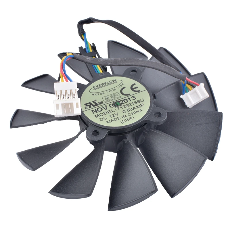 Революция в системах охлаждения T129215SU 95 мм DC 12 В 0.5A GTX760 780 780TI R9 280 290 280X 290X 390 390X GTX970 VGA