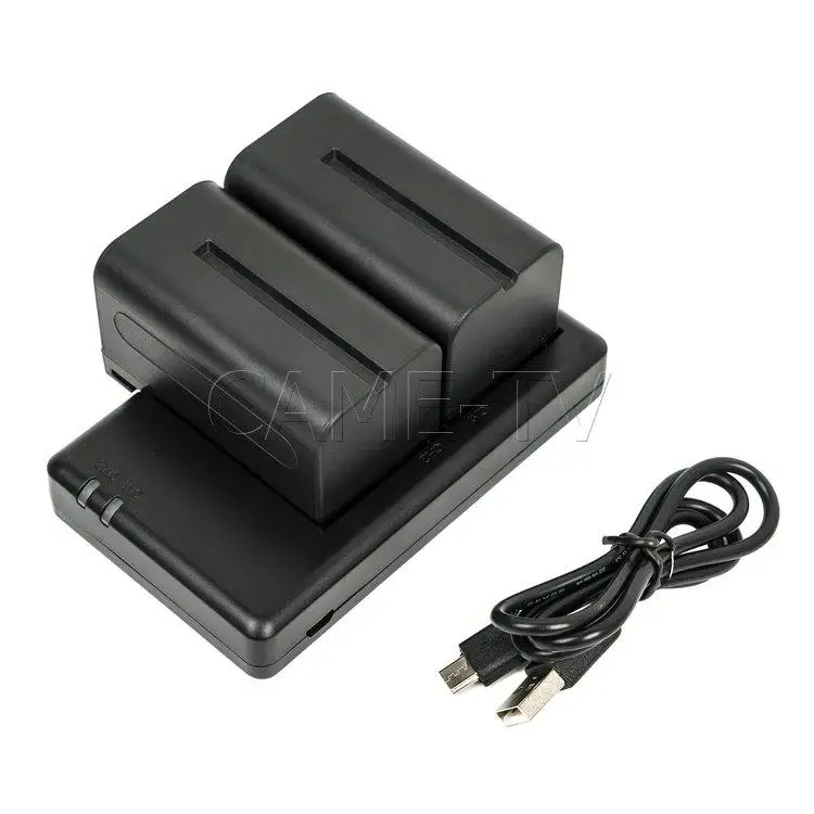 CAME-TV 2X CA-F750 батарея + FM50 USB зарядное устройство | Электроника