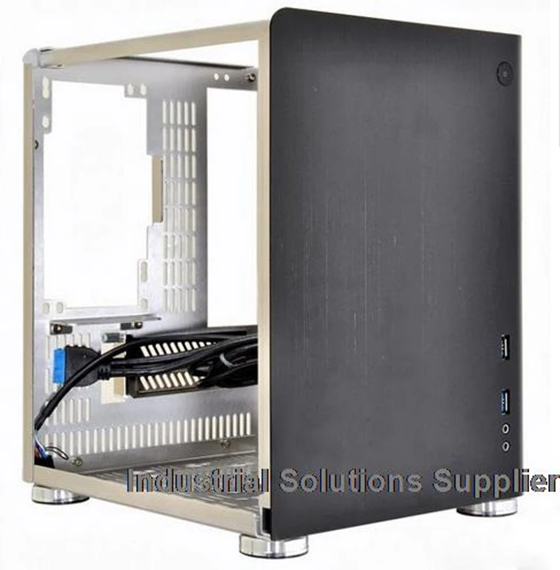 C2 JONSBO MINI ITX MATX компьютер маленький алюминиевый корпус USB3.0 V3