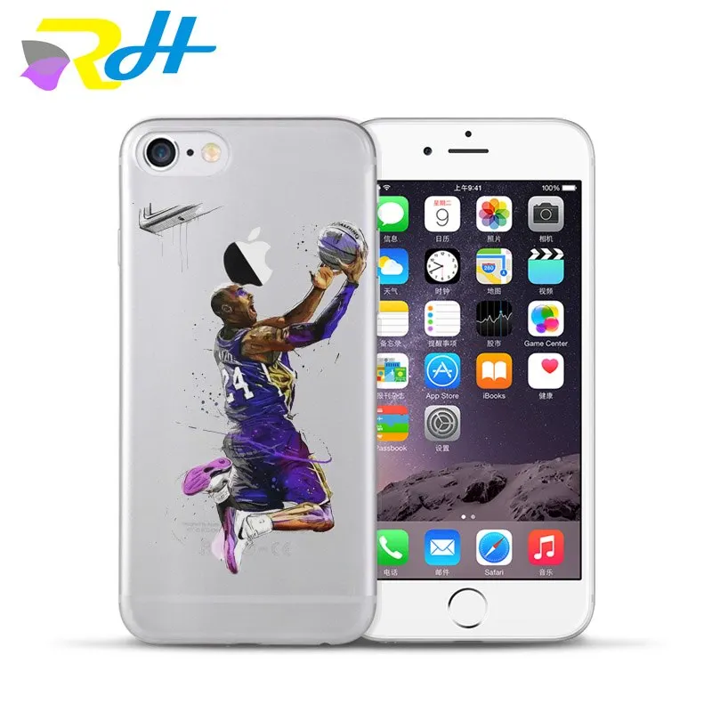 Мягкие силиконовые чехлы для телефонов iphone 7 7Plus 6S 8 Plus SE Xr Xs Max задняя крышка Jordan