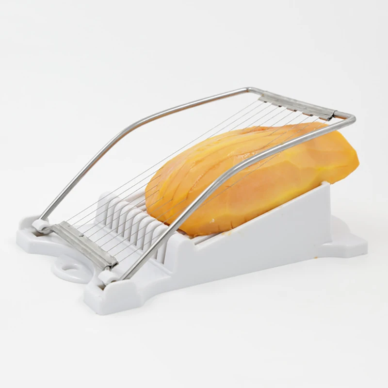Нержавеющая сталь Banana Slicer фруктовый яйцо Хэм форма срез металла резак лук с