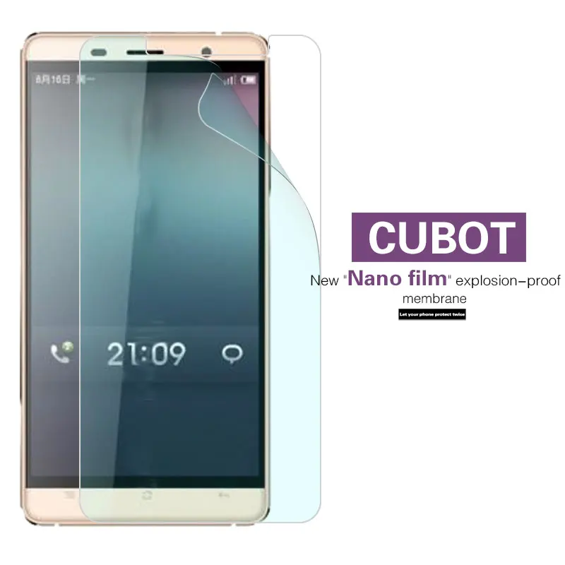 Anti-shatter Plastic Screen Protector Films For Cubot Cheetahphone Echo MAX 6 Rainbow Z100 Explosion-proof Nano Soft Film | Мобильные