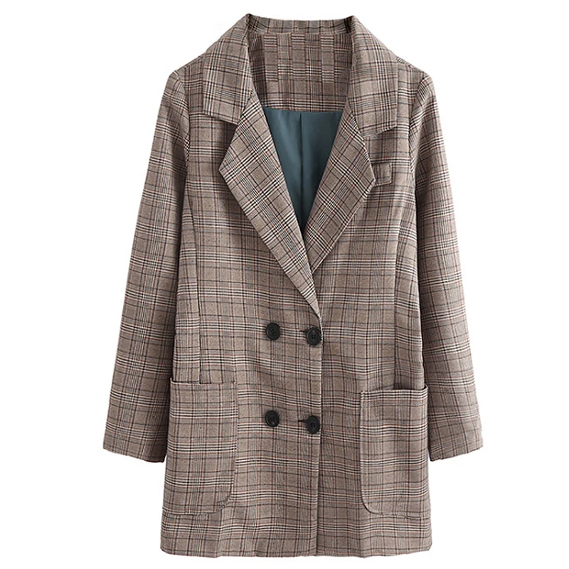 Высокое качество костюм куртка для женщин демисезонный Мода 2019 г. Хаундстут