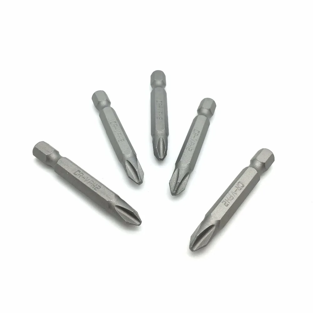 Набор насадок для отвертки Philips 5 шт. 1/4 дюйма PH2 шестигранный 50 мм|tool pendant|bit hdtool