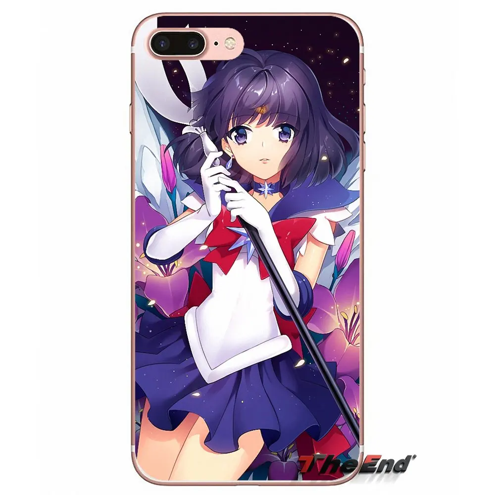 Мягкий чехол для девочек Samsung Galaxy S3 S4 S5 MINI S6 S7 edge S8 Plus Note 2 3 4 5 Grand Core Prime Sailor Saturn Moon Japan