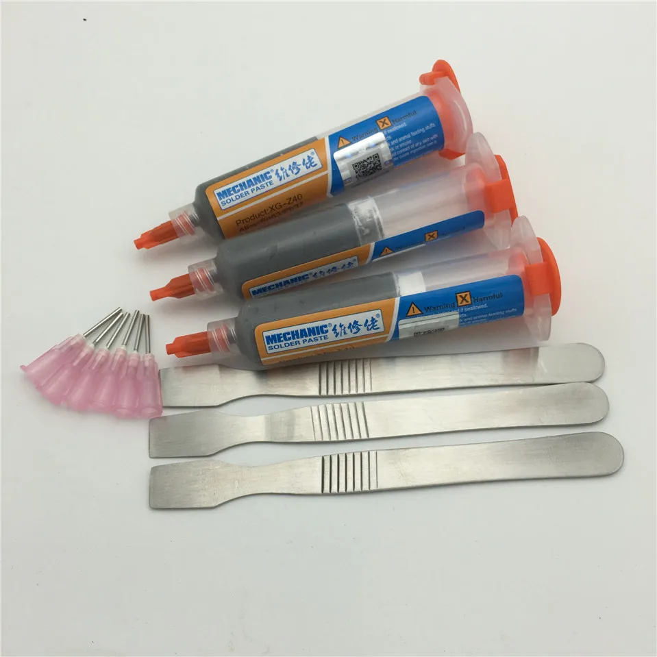 XG-Z40 10cc MECHANIC solder paste tin cream flux For Soldering Welding Repair Rework+ESD scraper | Инструменты