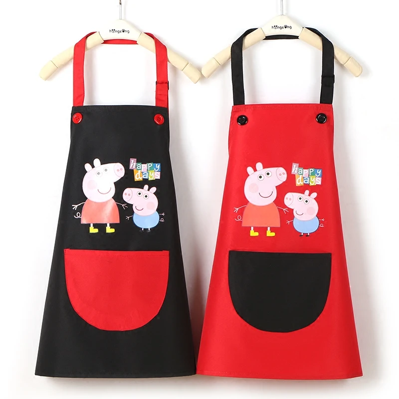 

Детский непромокаемый фартук с героями мультфильмов, фартук детского сада, аксессуары для рисования, для детвечерние ужина, унисекс