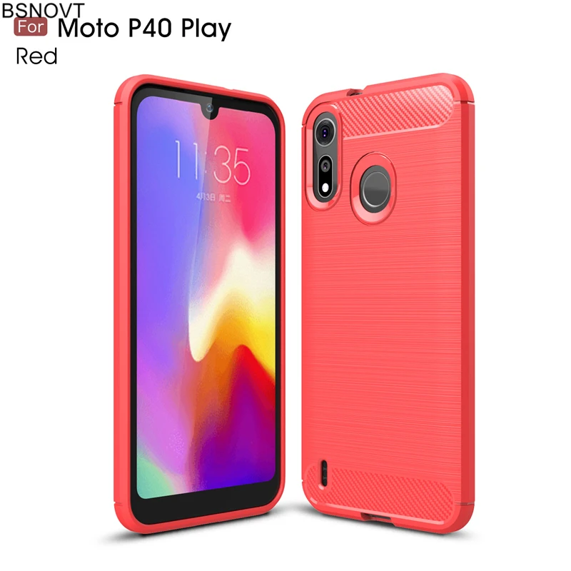 Чехол для Motorola Moto P40 Play мягкий силиконовый резиновый ЖЕСТКИЙ чехол телефона из ПК