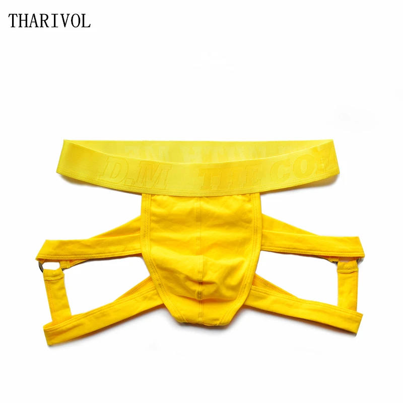 THARIVOL стринги новые мужские однотонные сексуальные с низкой талией модные