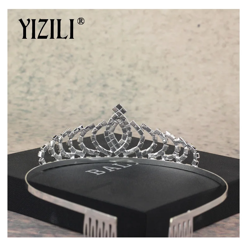 YIZILI новые модные аксессуары для волос принцессы женщин Стразы детей девочек