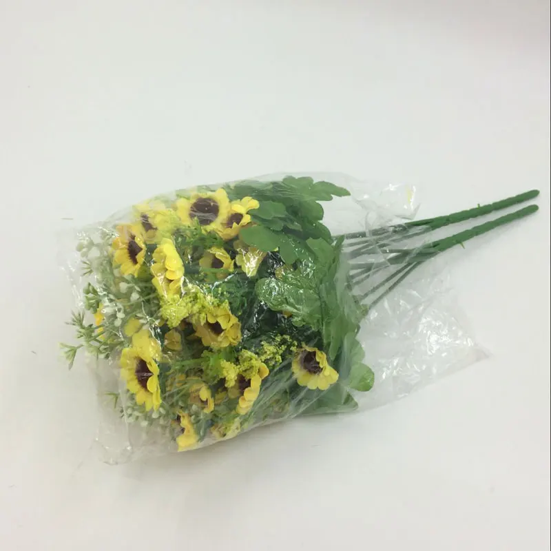 2017 настоящие Искусственные цветы 1 шт. Маленькие искусственные пластмассовые