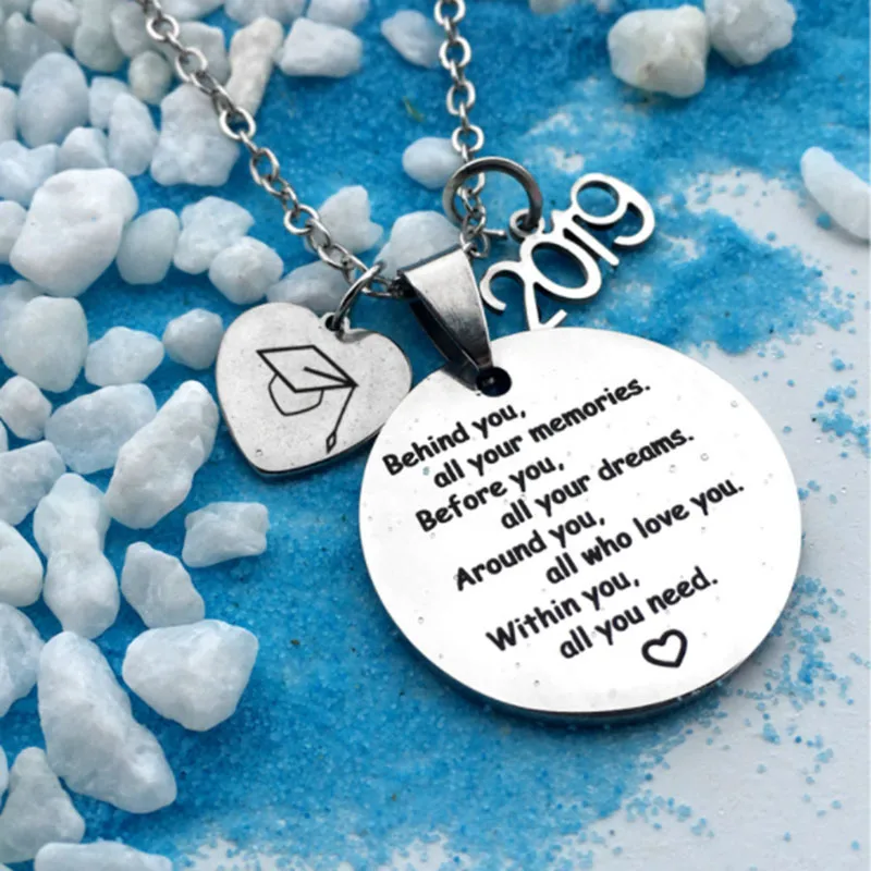 Fashion Graduation Season Gift Keychain Positive Energy Jewelry for Classmate Anniversary | Украшения и аксессуары