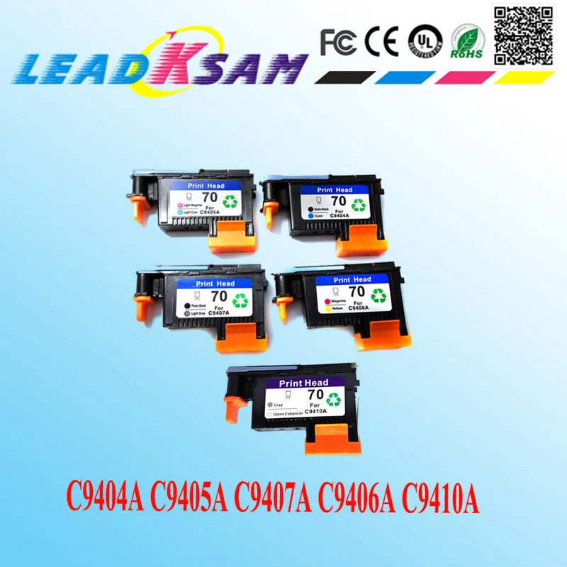 C9404A C9405A C9406A C9407A C9410A C9408A 70 печатающая головка совместима с hp70 Designjet Z2100 Z3100 B8850 B9180