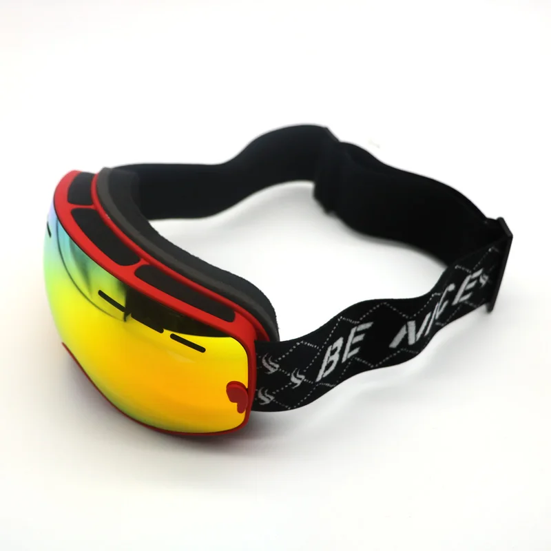 Детские лыжные очки двойные линзы UV400 Анти Туман Лыжные снег Сменные для