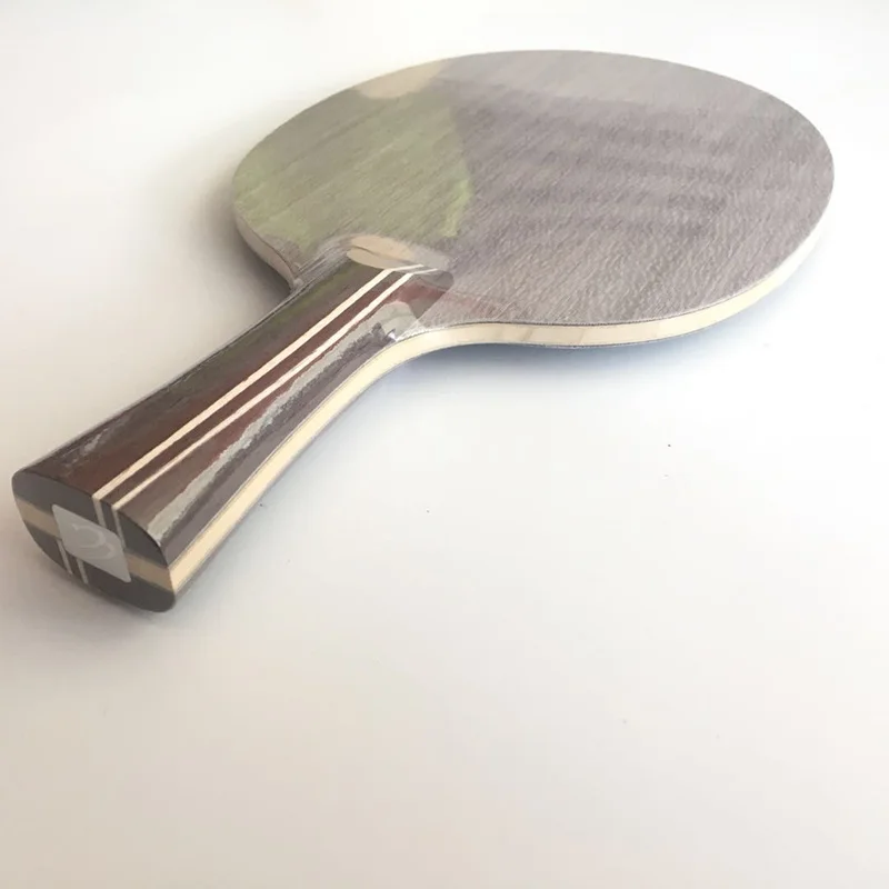 Lemuria DIY carbon fiber table tennis racket Dynasty Carbon FL ST handle ping pong blade bats for funs | Спорт и развлечения