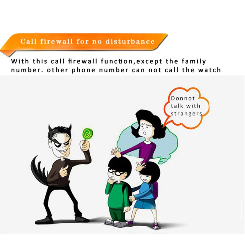 Q02 Детские умные часы с SOS Камера Сенсорный экран освещения телефон