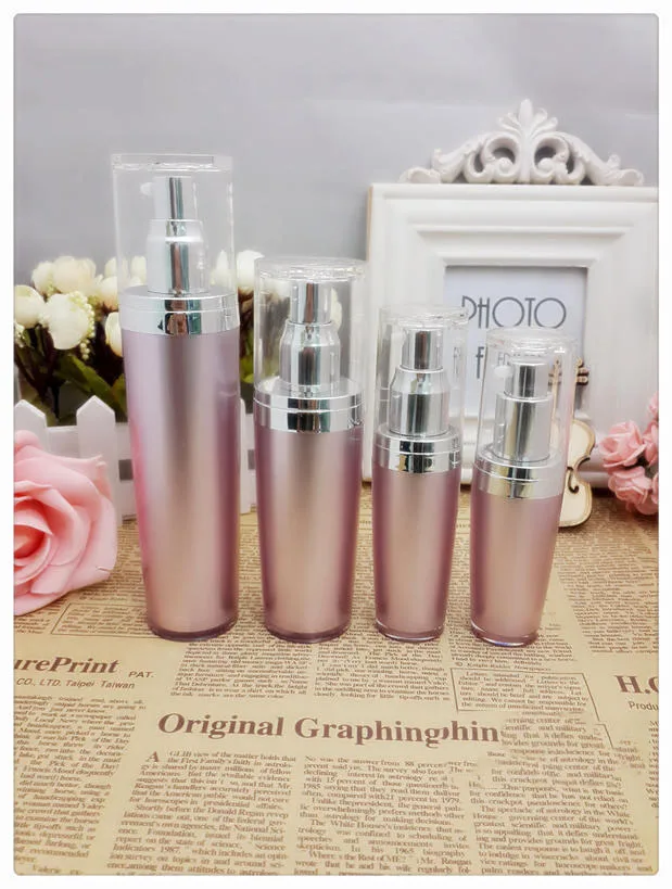 

50 шт., 15 мл розовая пластиковая бутылочка для крема, лосьона с розовой крышкой, 15 мл пластиковая бутылка оптом, 15 мл Пустые Акриловые Банки для крема упаковка