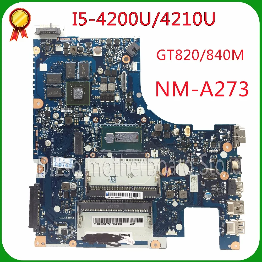 KEFU G50 70M для Lenovo 70 Z50 i5 материнская плата ACLUA/ACLUB NM A273 Rev1.0 с GT840M видеокартой тест|i5
