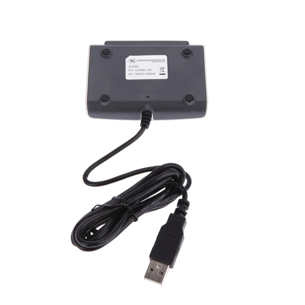 ACR38U R4 RFID считыватель смарт контактных карт со слотом для sim карты + 2 шт 4442 Смарт IC