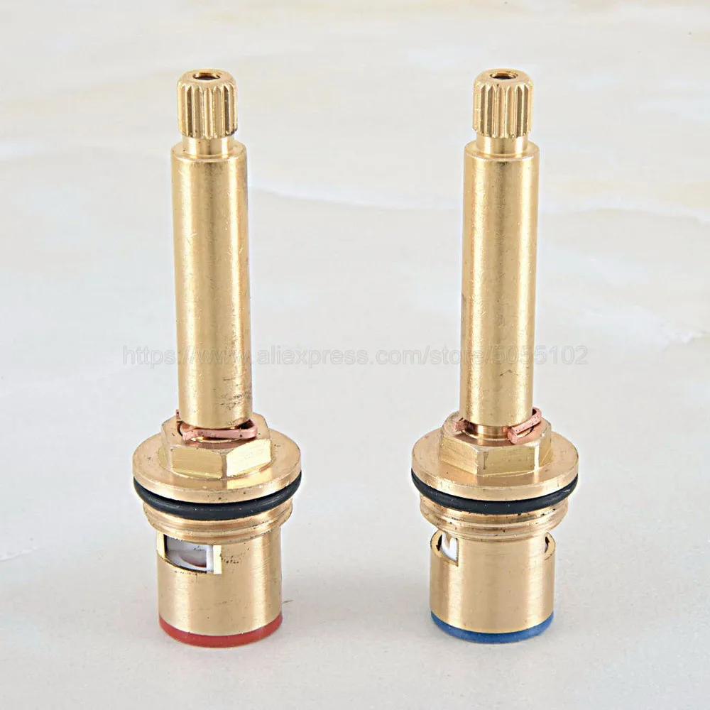 Faucet Cartridge 1/2 Ceramic Water Mixer Tap Inner Disc Valve Quarter Turn Cartridges Valves Replacement Hot zba503 images - 6