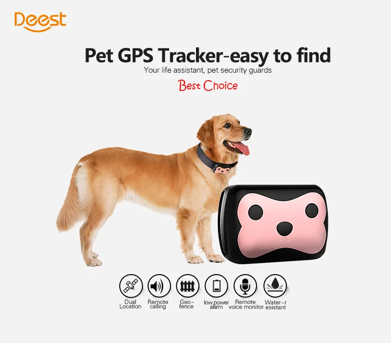 New Launched Deest 69 Pets GPS+ LBS Locating remote call voice monitoring Security Small Waterproof GPS Tracker | Автомобили и