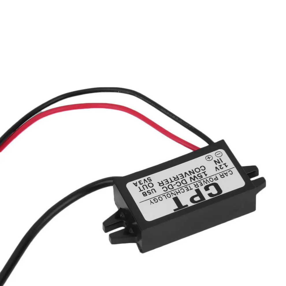 1 шт. 15 Вт DC В автомобильный Автомобильный мини адаптер питания USB конвертер Топ