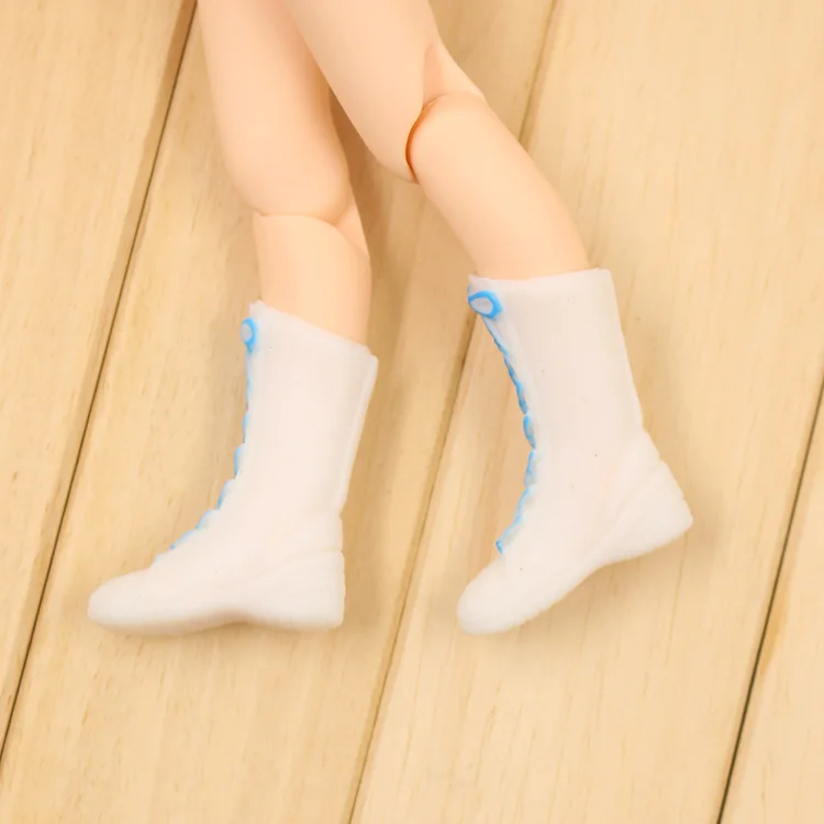 

Blyth doll shoes white long boots for Blyth doll AZONE doll accessories doll shoes