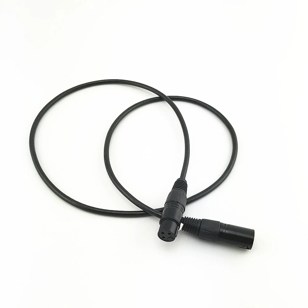 AUCD 1M 5M 10M Male and Female 3 Pins Signal Connection DMX Cable Line For Stage Light Accessories DJ Moving Wire | Лампы и освещение