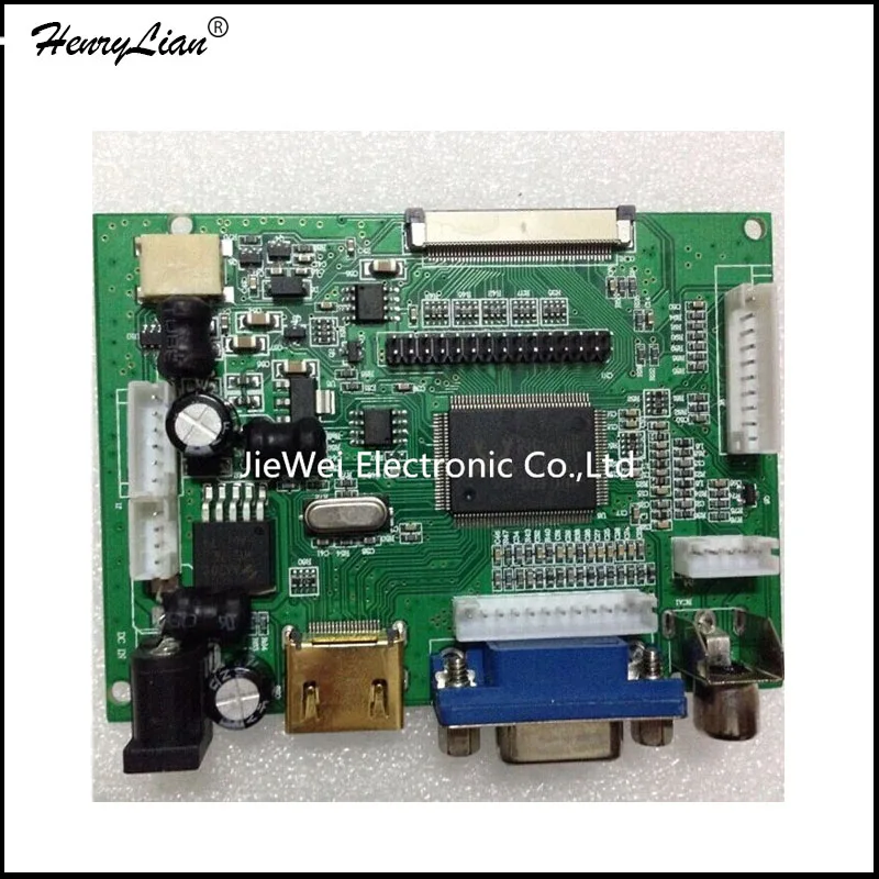 HENRYLIAN дисплей TTL LVDS плата контроллера HDMI VGA 2AV 50PIN для AT070TN90 92 94 Поддержка