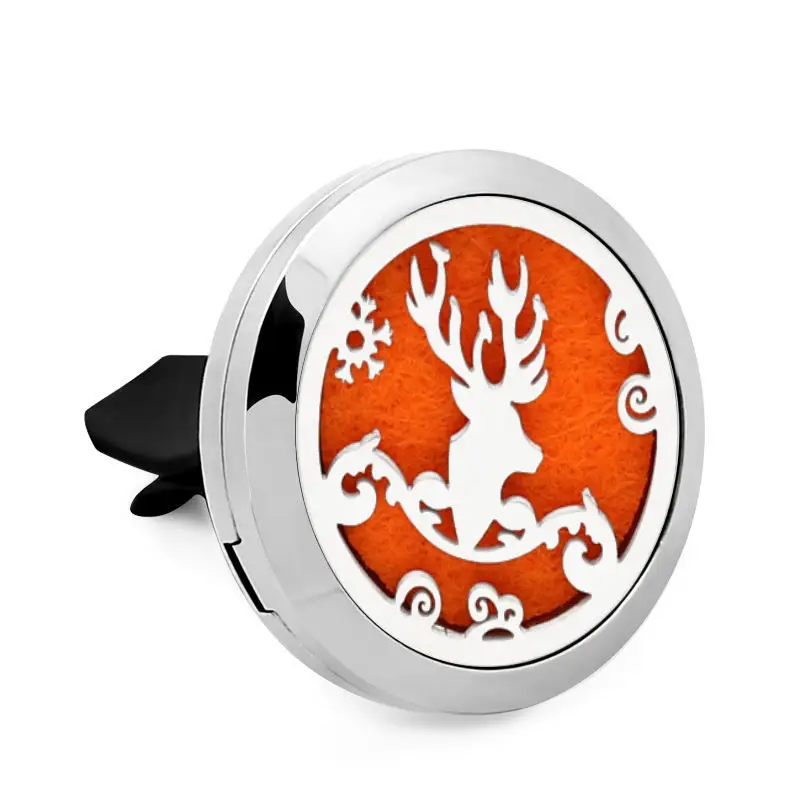 Сова Луна эфирное масло автомобильный диффузор медальон вентиляционный зажим 316L