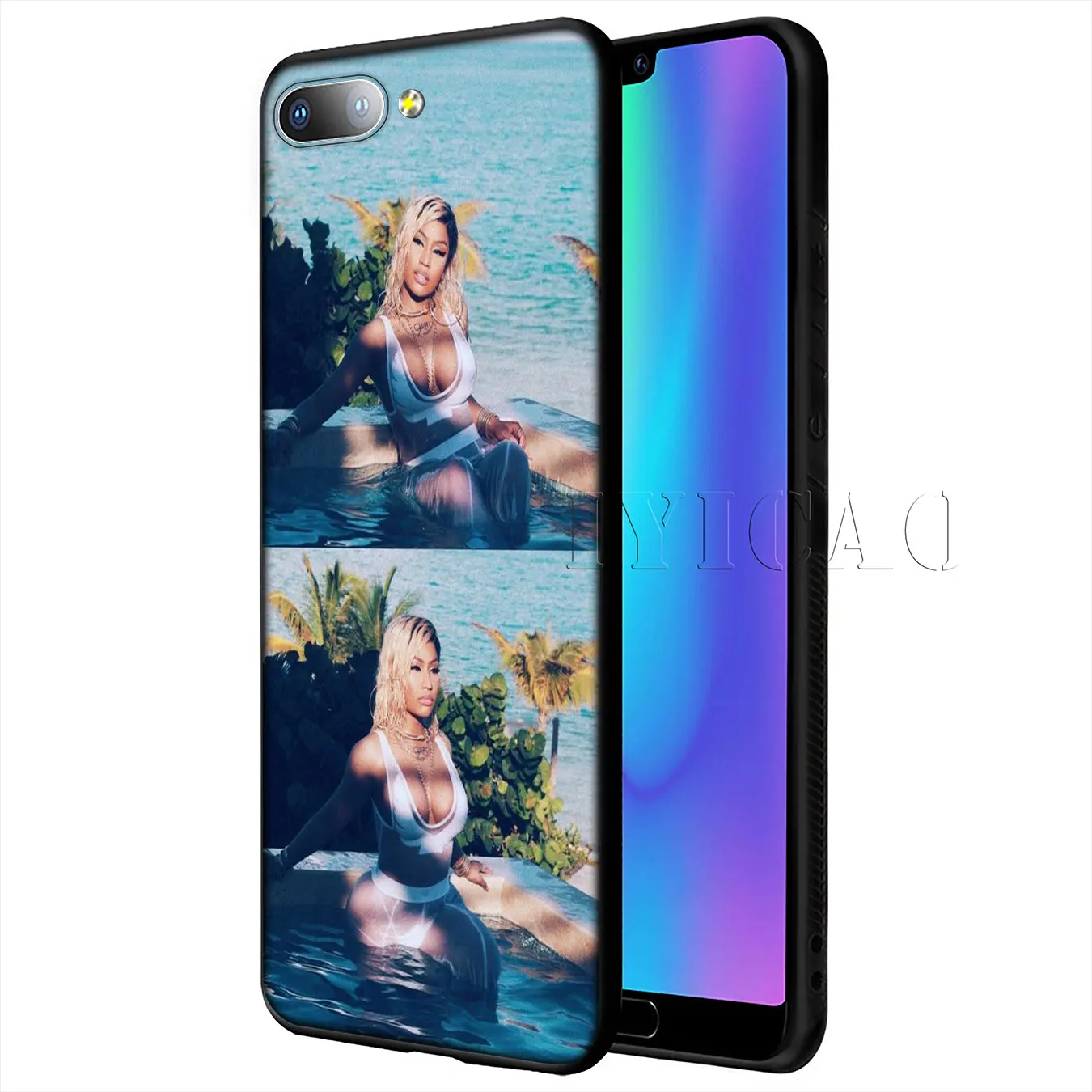 Мягкий силиконовый чехол для телефона IYICAO Rap singer Nicki Minaj Huawei Y9 Y7 Y6 Prime 2019 Honor 20 8C 8X8 9